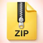 Zip File & Media Compressor iOS Icon