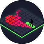 Pixel Walk - Walk to Draw iOS Icon