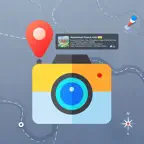 GeoSnap- GPS Map Camera iOS Icon