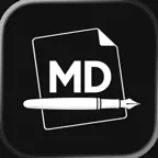 MDash: Writing App & Notes iOS Icon