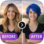 Easy Hair Makeover: Hairstyles iOS Icon