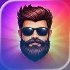 Beard Filter & Mustache Try On iOS Icon