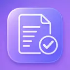 Simple Invoice Maker Share PDF iOS Icon
