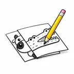 Draw 100 iOS Icon
