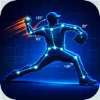 Swing & Pitch - MotionAnalyzer iOS Icon