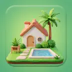 AI Garden Design Decor iOS Icon