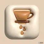똑똑 - 브루잉 레시피, 타이머 iOS Icon