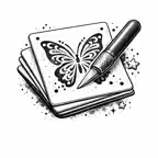 Stencil AI : Tattoo Maker iOS Icon