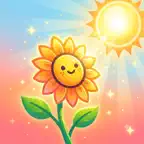 Sunny Sunflower: Sunlight Log iOS Icon