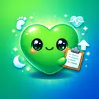 Health Export - AI Data Share iOS Icon