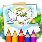 Bible Coloring Book - ZenArt iOS Icon