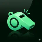 Whistled Soccer Coach iOS Icon