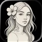 AI Tattoo Generator: InkForge iOS Icon