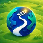 World by Steps iOS Icon