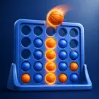 Four in a Row: Basketball Drop iOS Icon
