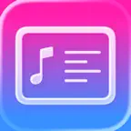 MusicAPX — Lyrics & Themes iOS Icon
