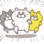 Cat of a bad face Stickrs iOS Icon