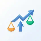 Investing and Rebalancing Icon