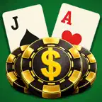 Blackjack Win Cash Icon