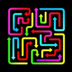Maze Frenzy: Tap Color Out iOS Icon
