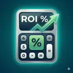 ROI & Investment Calculator iOS Icon