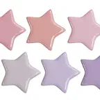 Cozy Pastel Stars Sticker iOS Icon
