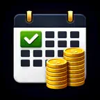 Dividend Tracker: US Stocks iOS Icon
