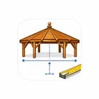 Gazebo Roof Rafter Calculator iOS Icon
