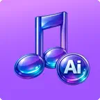 AI Song maker. Music generator iOS Icon
