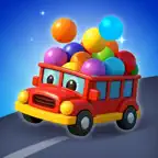 Bus Loop - Bubble Jam Puzzel iOS Icon