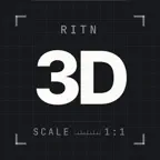 Ritn3D: Floor Plan to 3D Home iOS Icon