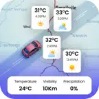 Weather Check On Route iOS Icon