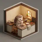 Komoriba: Cozy Focus Timer iOS Icon