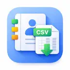 Contacts Exporter: Backup CSV iOS Icon