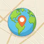 Travel Tracker: World Map iOS Icon