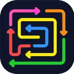 Neon Maze: Tap Away icon