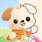 Kawaii Color Zen Coloring Book Icon