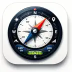 Direction & GPS Map Compass iOS Icon