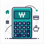 생활머니 계산기 iOS Icon