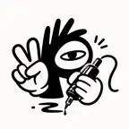 Ink AI: Tattoo Maker & Try On iOS Icon