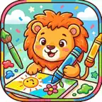 Colorlys: Kids Coloring Book iOS Icon