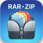 Rarlys: Zip & Rar File Opener iOS Icon