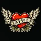 Tattoo Font Designer - Ink AI iOS Icon