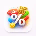 PercentSnap: Discount Calc iOS Icon
