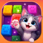 Cat Block Puzzle: Pet Care iOS Icon