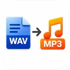 WAV to MP3 - Audio Converter iOS Icon