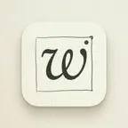 Word Diary: Photo Journal iOS Icon