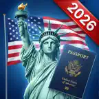 US Citizenship Test 2026 • iOS Icon