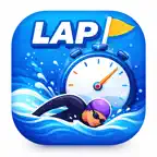 Swimming Lap Timer iOS Icon
