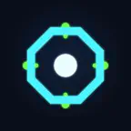 Neon Circuit Icon